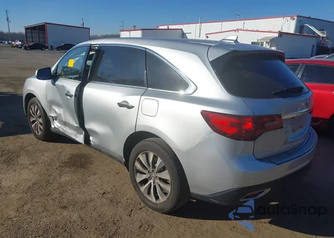 2014 Acura Mdx Technology Package from USA, damaged, VIN 5FRYD4H43EB033068